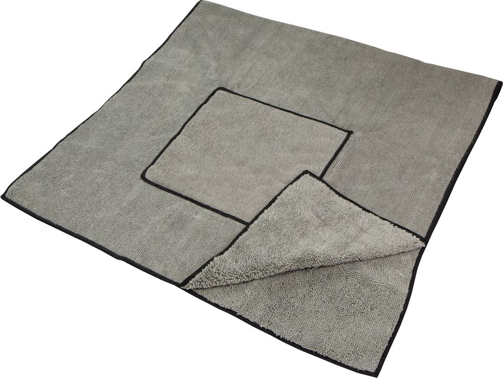 Nobby Mikrofaser Handtuch grau 100 x 50 cm