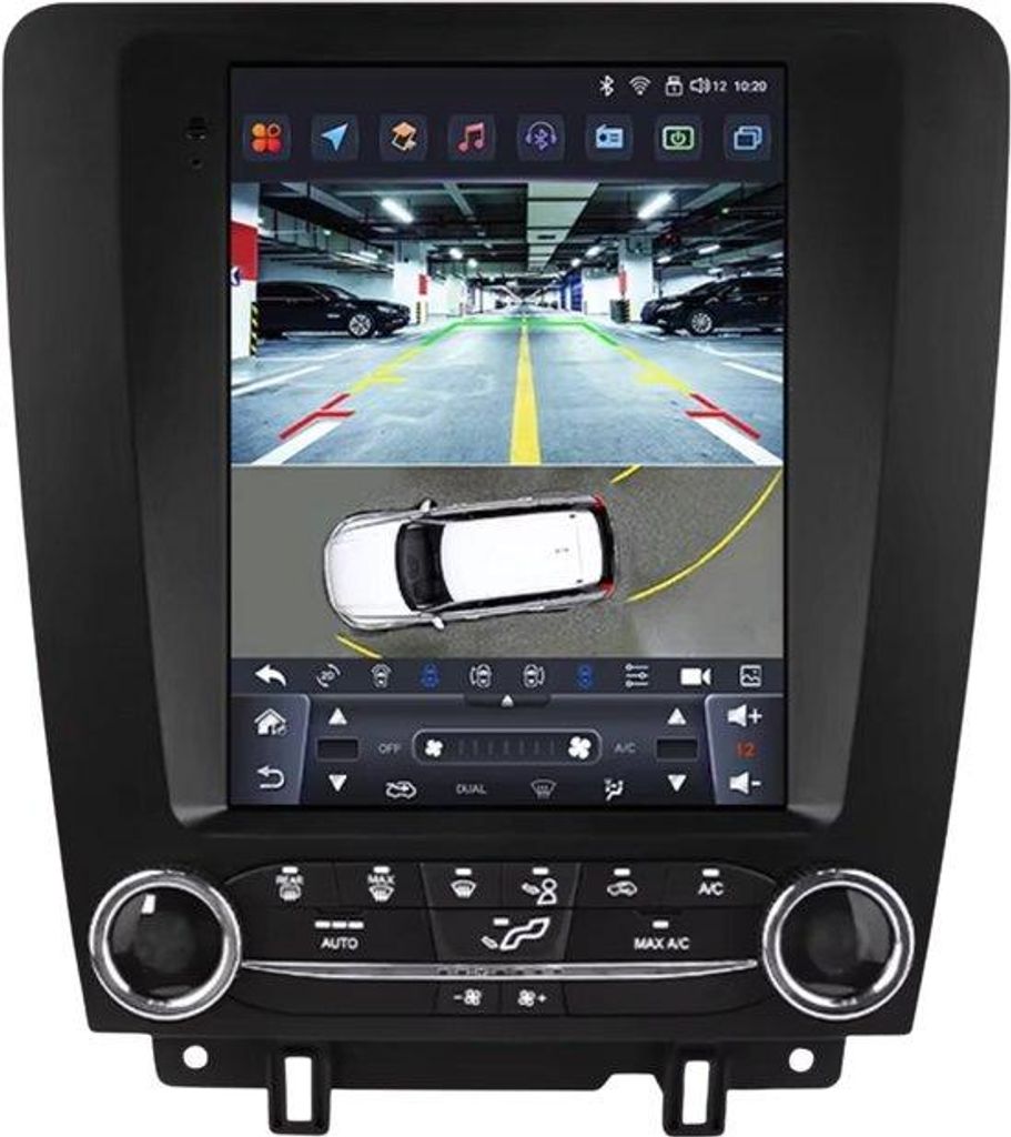 Autoradio mit Bluetooth und CarPlay für Ford Mustang (2010–2014) – Kompatibel mit Apple und Android – Stereoanlage – Navigationssystem