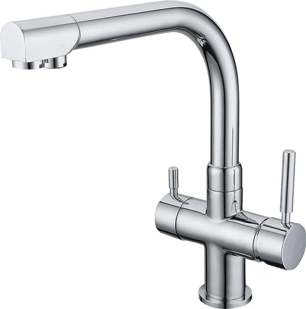 Xartis XO-AR 7005 3-Wege Armatur, Chrom, Modernes Design