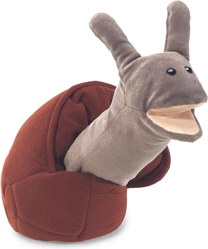 Folkmanis Handpuppe Schnecke 2028 Produktbild 