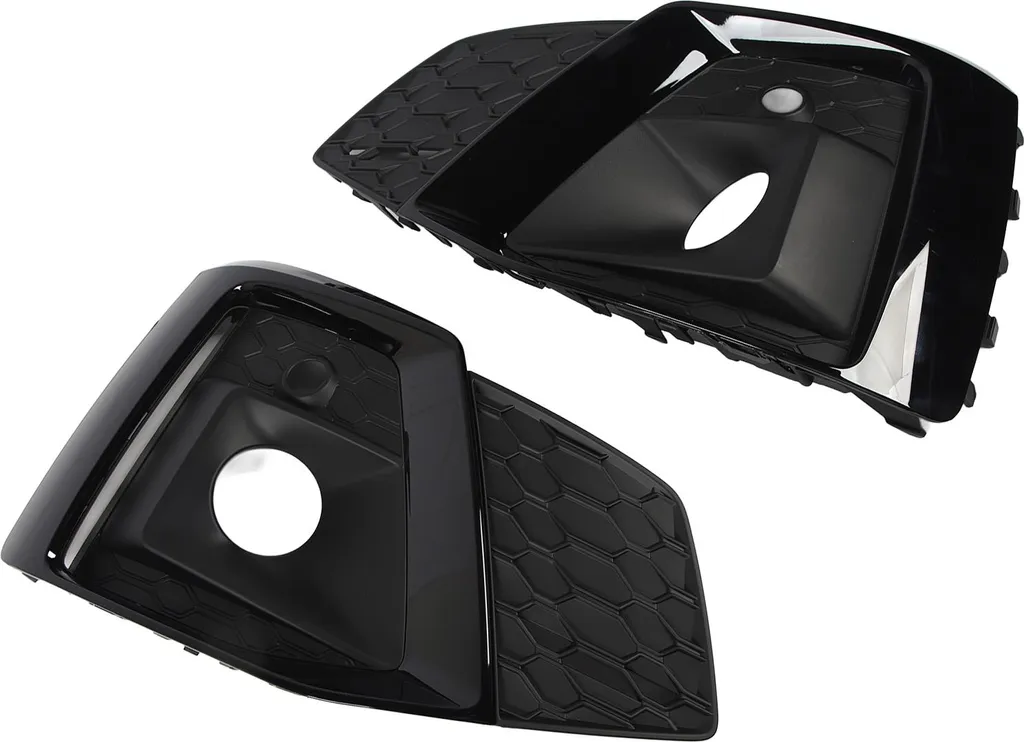 Grille de pare-chocs pour phares antibrouillard Audi A5 F5 noir laqué