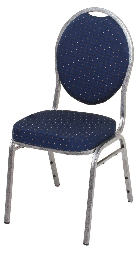 Bankettstuhl JAYDE 2er Set - Polyester Blau 94x44x50,5cm | Konferenzstühle Besucherstühle Bürostuhl