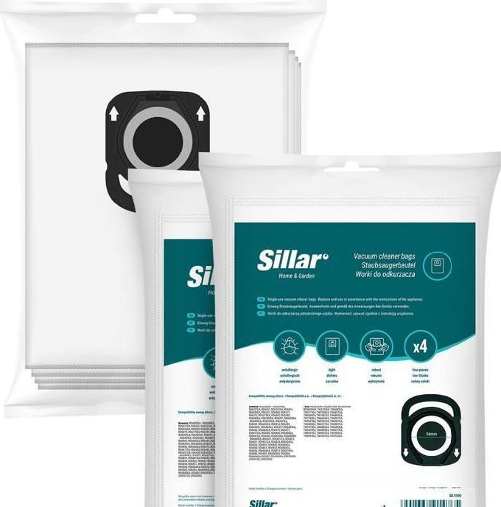 8er-Pack Staubsaugerbeutel für Rowenta Hygiene+ ZR200520 ZR200720