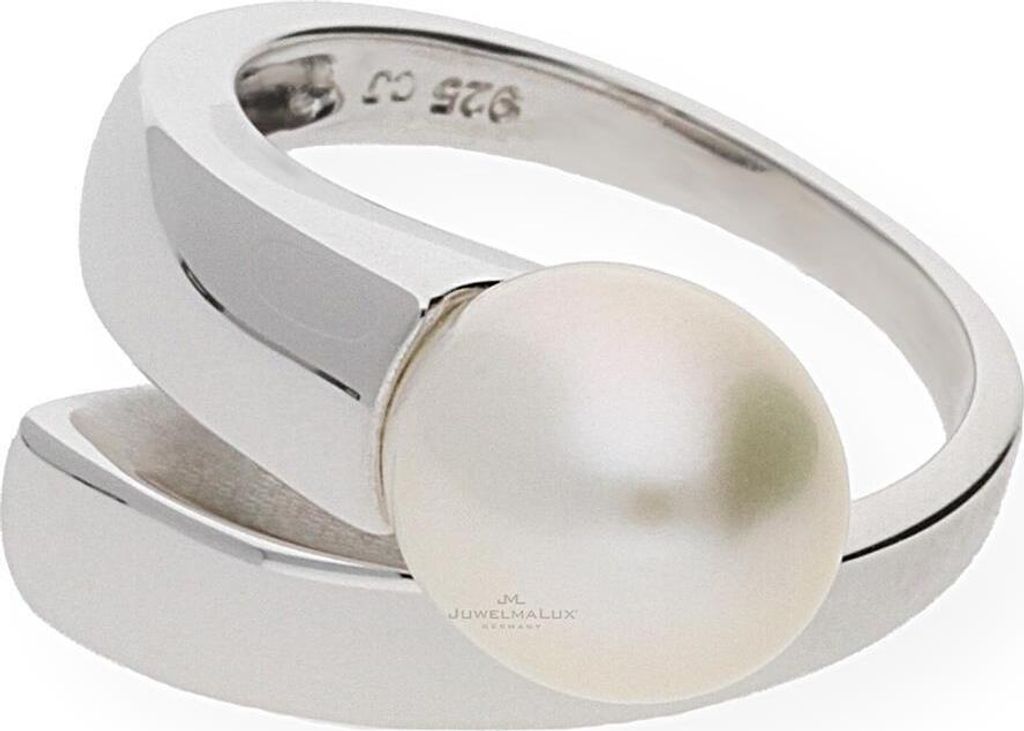 JuwelmaLux Ring Silber 925 mit Süßwasser Zuchtperle JL10-07-0451 51