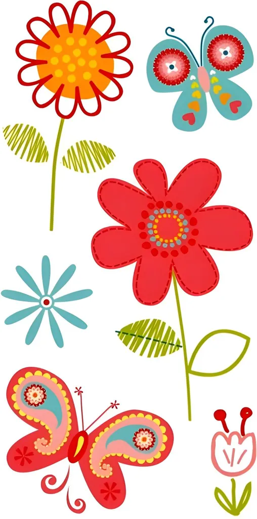 Personnalisez vos Agendas avec les Autocollants Fleurs Heyda 203780611
