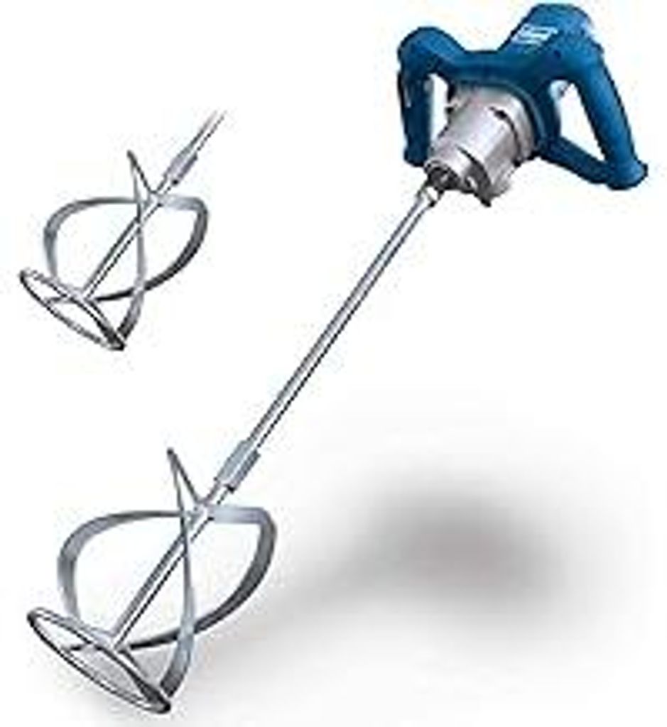 Scheppach Rührwerk PM1600 (Handrührwerk, 1600 Watt, Stablänge: 550mm, Rührkorb-Ø: 140mm, Drehzahlregulierung, 2-Gang-Getriebe, ergonomisch, R...