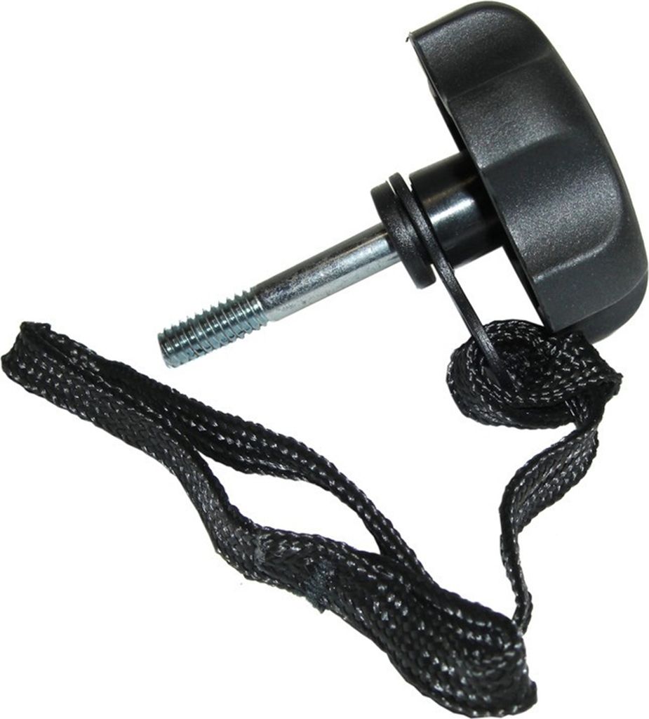 XLC Rändelschraube mit Sterngr. für Carry Van für Carry Van ab 2014, schwarz (1 Stück)