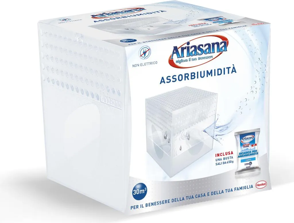 Absorbeur d'humidité Ariasana Mini Kit Inodore 450g pour maison