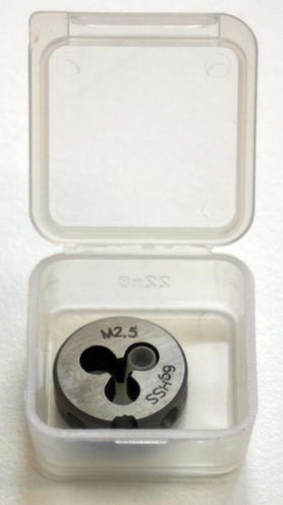 Schneideisen M2,5x0,45 Linksgewinde HSS DIN 223