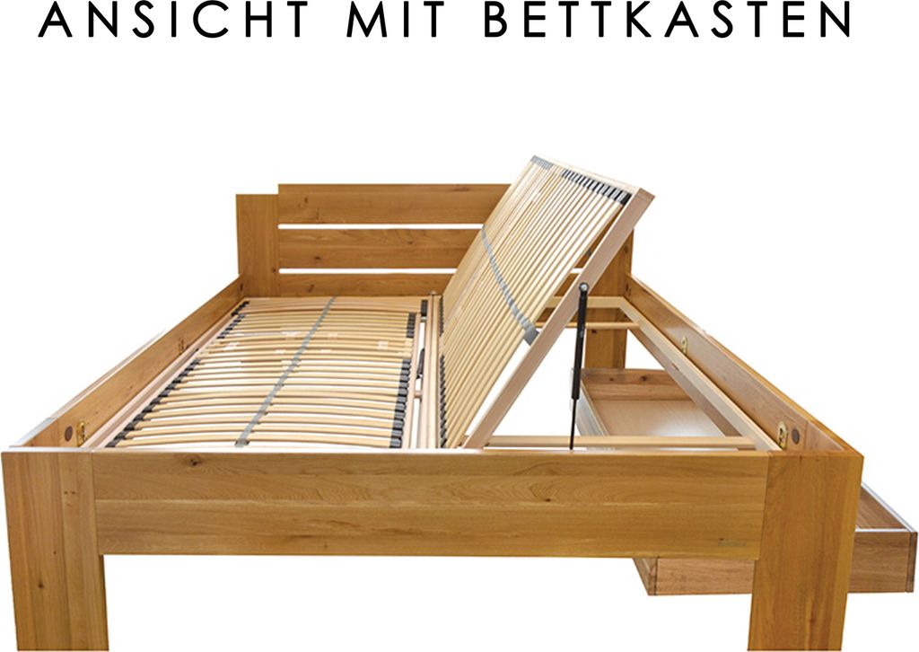 Madera 7-Zonen Lattenrost Mit Bettkasten, 90x200 Cm Produktbild-Vorschau 8
