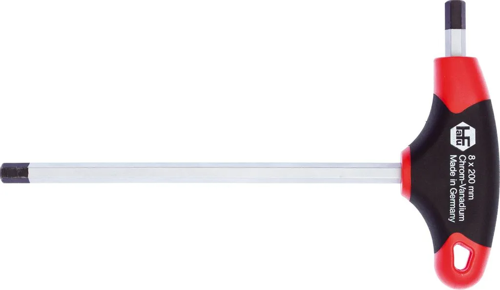 HAFU 2K Chiave Esagonale 6mm: T-Handle Ergonomico 150mm per Alta Coppia