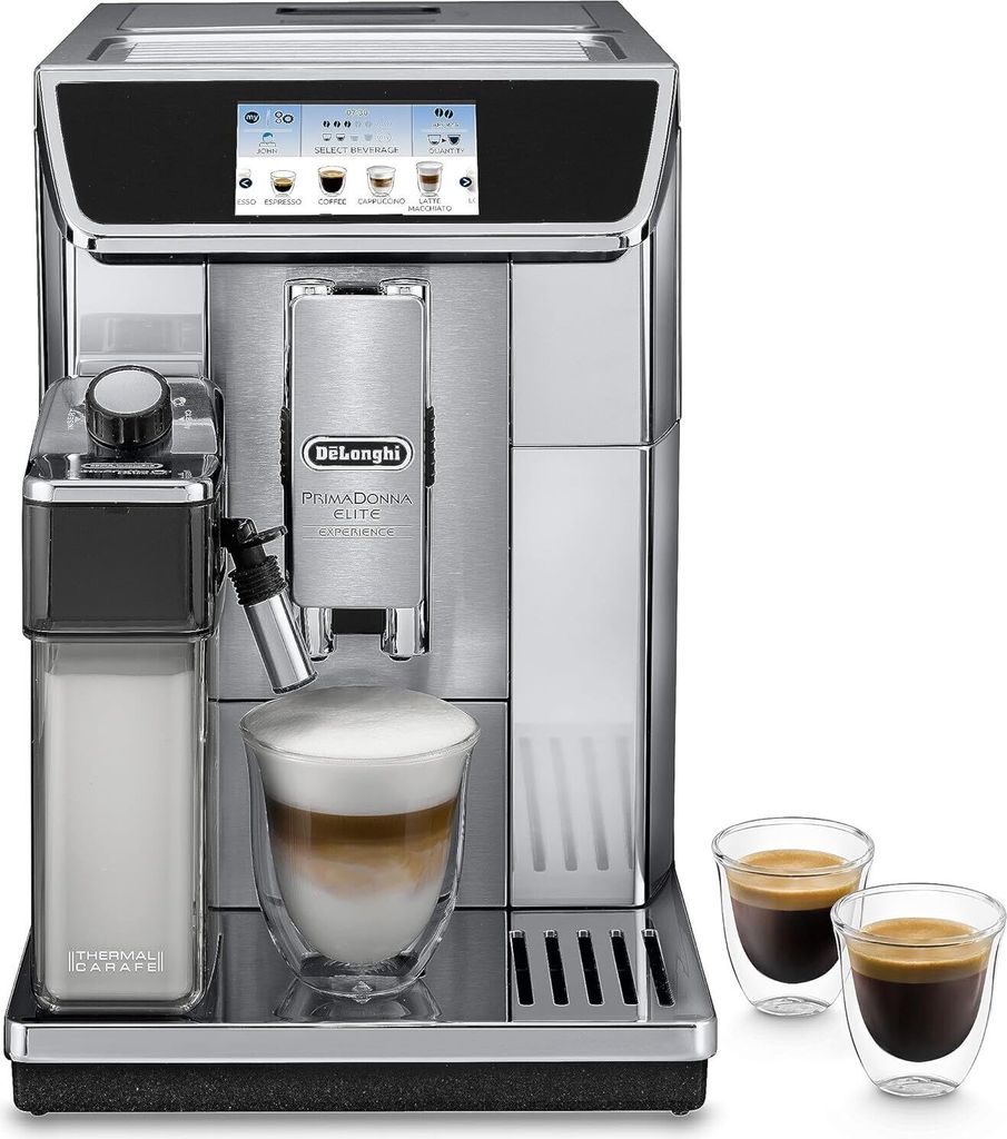 Delonghi ECAM 656.85.MS PrimaDonna Elite silber Produktbild 