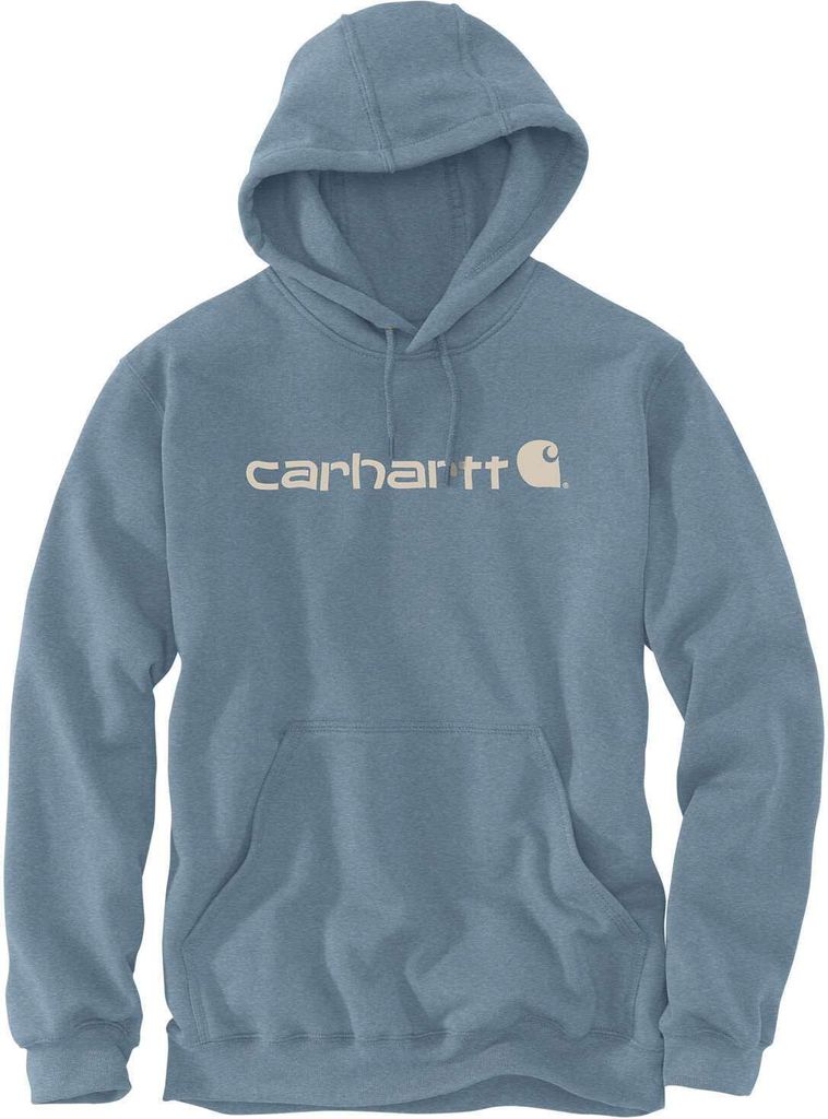 Carhartt SIGNATURE LOGO SWEATSHIRT 100074, Farbe:thundercloud heather, Größe:M