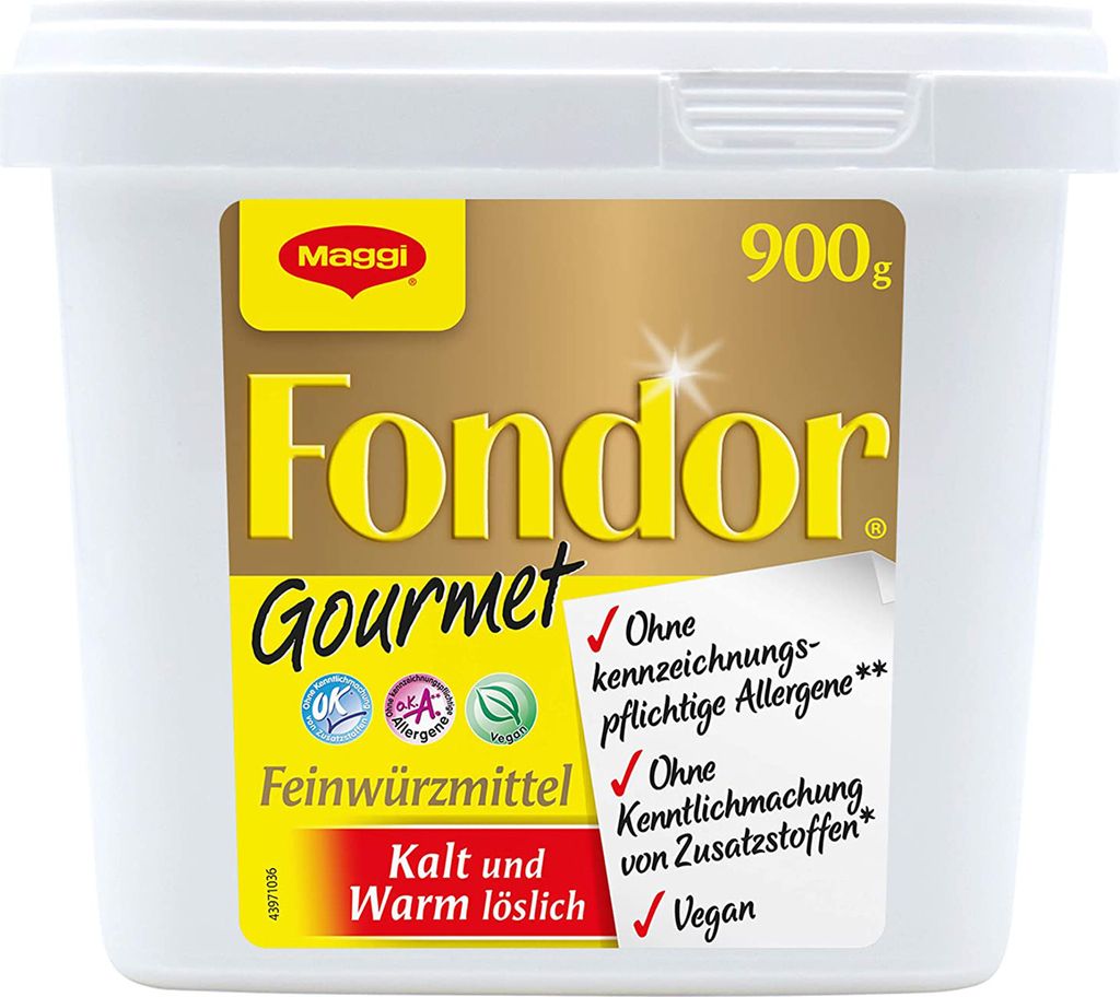 Maggi Fondor Gourmet Feinwürzmittel Großpackung für Gastro 900g