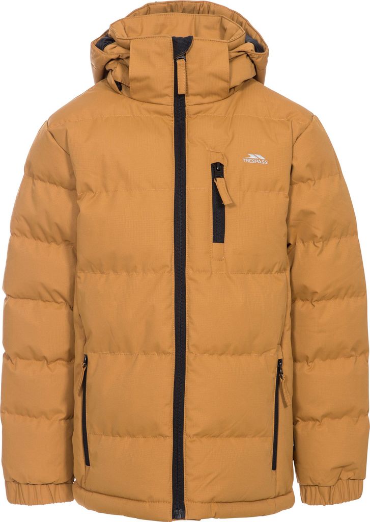 Trespass Junge Steppjacke Tuff mit Kapuze TP4524 (140) (Sand)