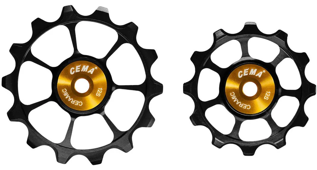 CEMA Galets Céramique SRAM AXS 12V XPLR : Fluidité et Performance Noir