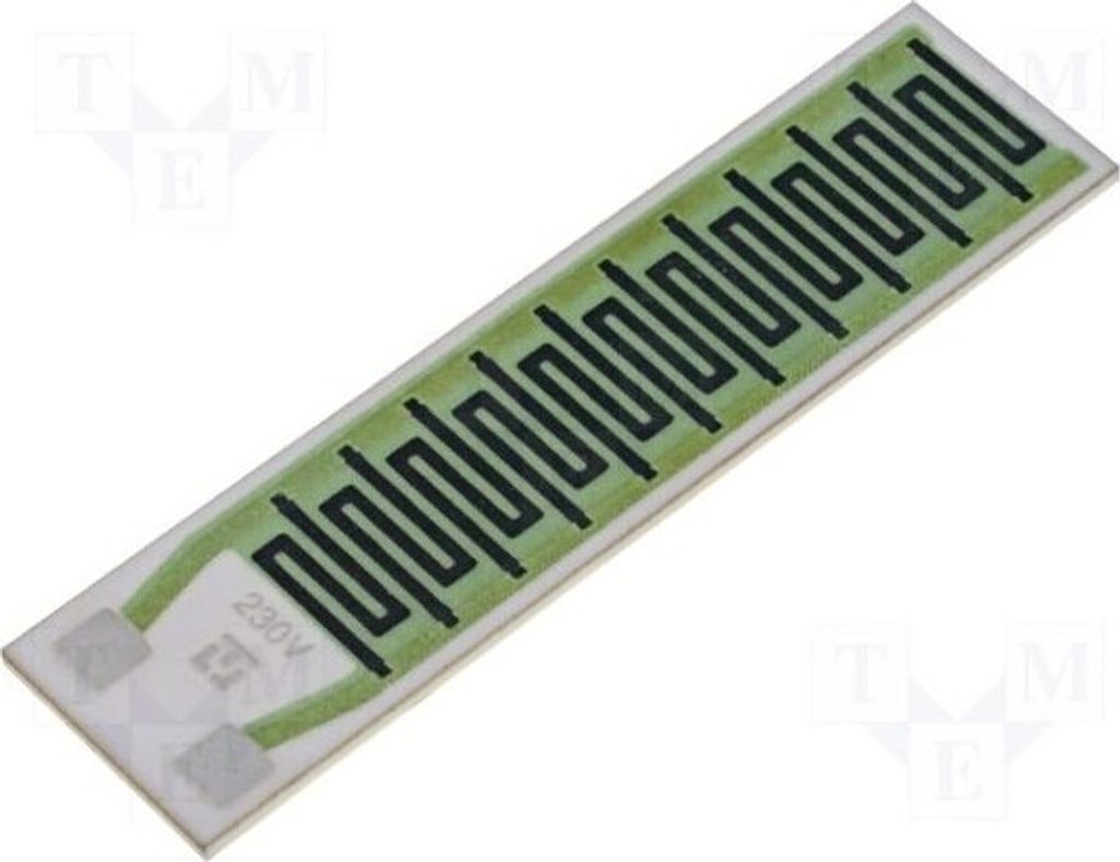 1x Widerst: thick film 880Ω gekt Heizwiderst 60W  H: 1mm Produktbild 