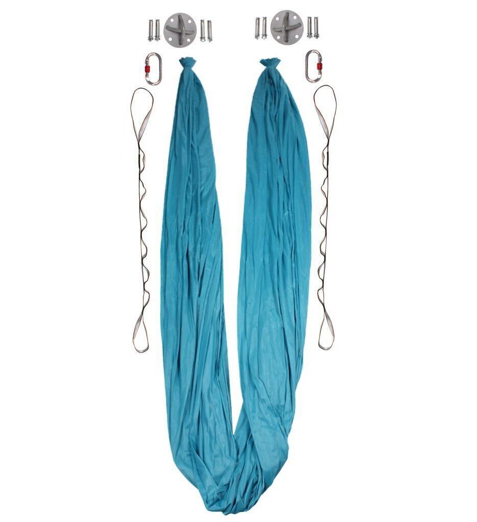 Yoga Hammock sieť na jogu svetlo modrá Obrázok produktu 
