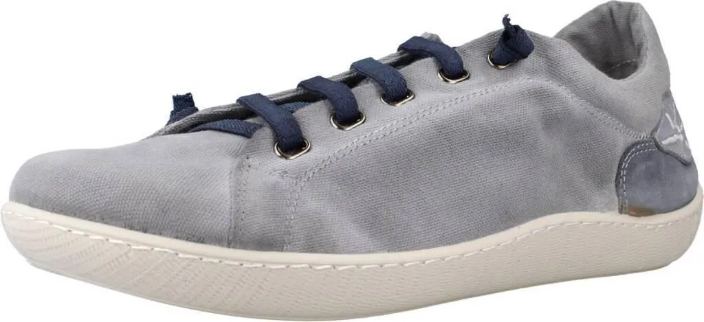 Baskets Homme Miyako 001 Sunni Sabbi en Toile Grise - Semelle Souple