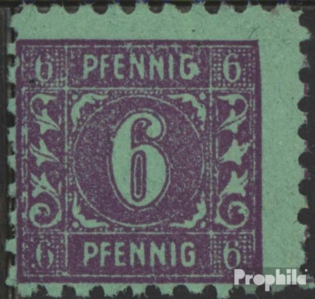Briefmarken Sowjetische Zone (All.Bes.) 1945 Mi 10x X, Fleck am G von PFENNIG (Feld 39) postfrisch Mecklenburg 1.Ausgabe