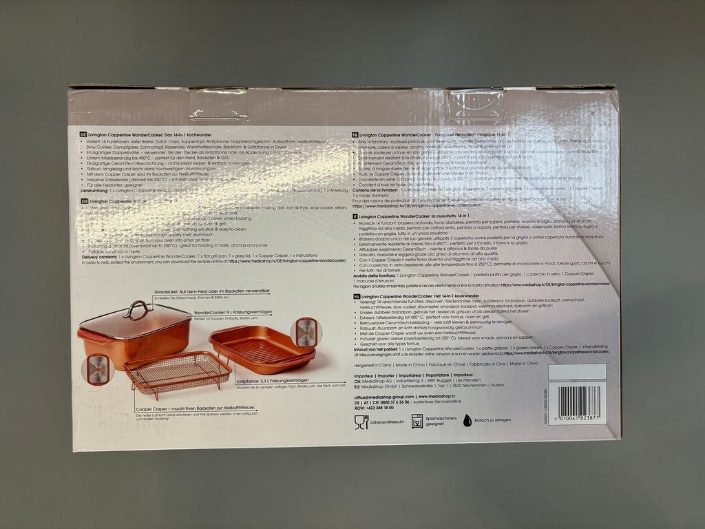 Livington Copperline WonderCooker – Topf - Bräter - Produktbild 8