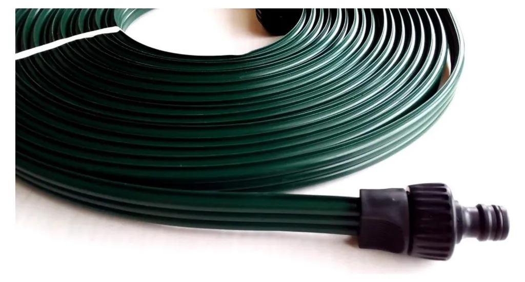 Tuyau arroseur microperforé 15m à triple couche pour arrosage homogène