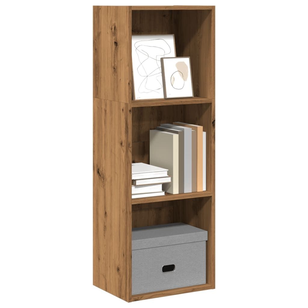 "im Angebot" Bücherregal, Standregal, Aufbewahrungsregal, Artisan-Eiche 40x30x114 cm Holzwerkstoff - Aktenregal CC24428