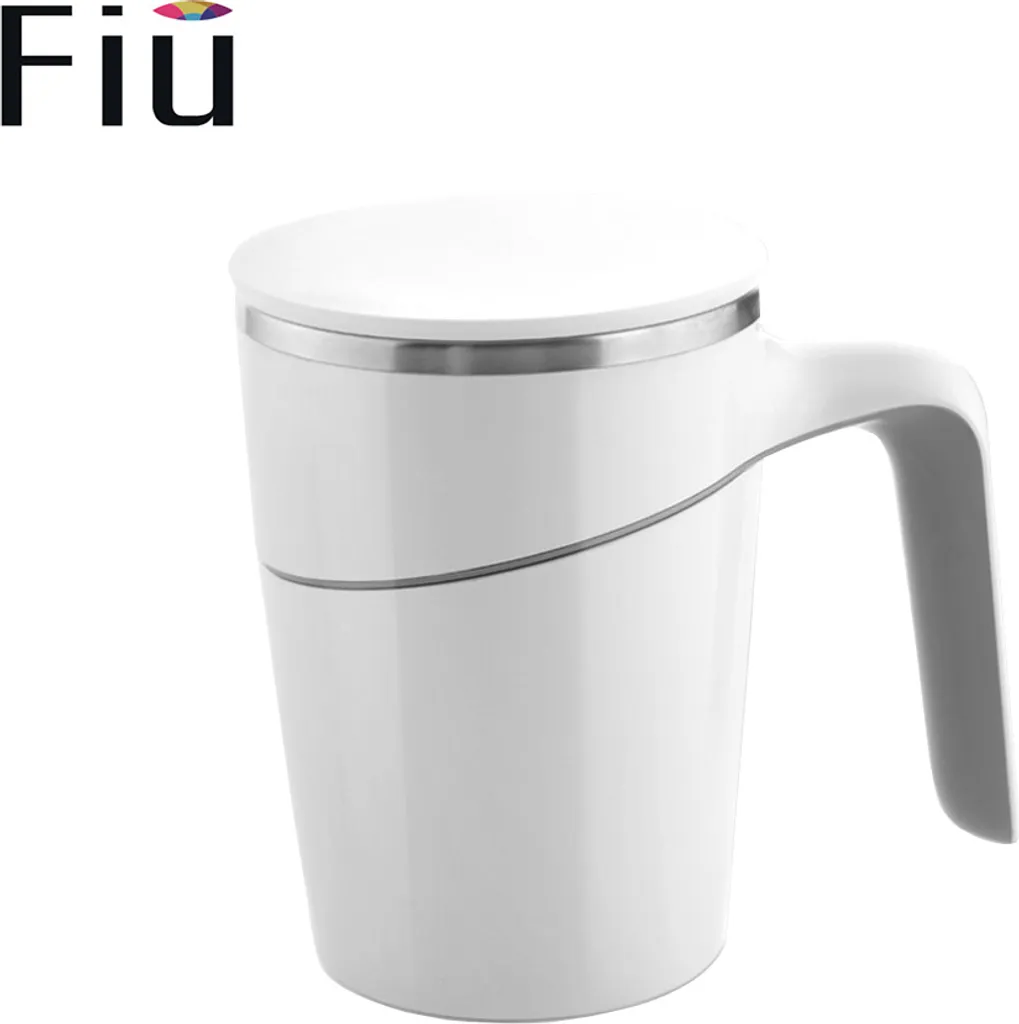 Tazza Magica Fiu 470 ml Bianca: Innovazione Antigoccia e Design