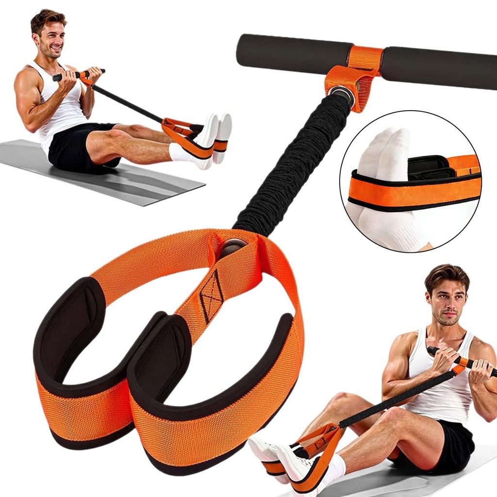 Widerstandsband Fitness mit Pedal 75lbs Latex Expander Produktbild 