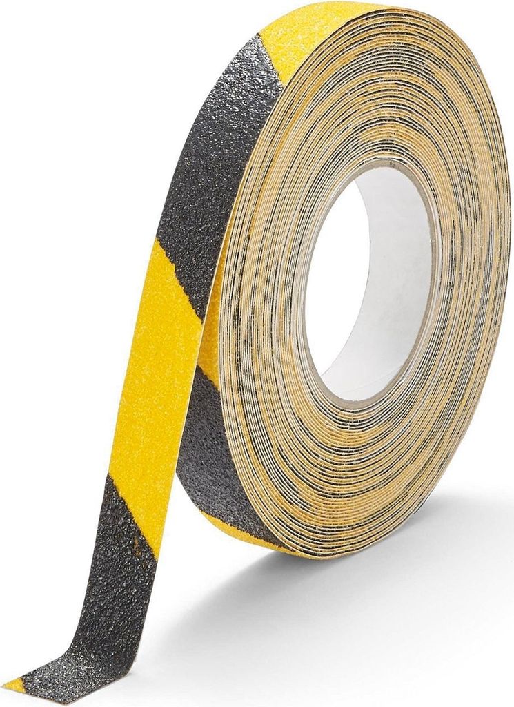 Antirutschband Duraline Grip+ 15mx25mm gelb/schwarz Packung mit 5 Stück