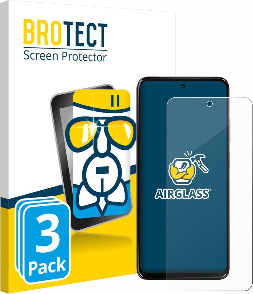 3x BROTECT Schutzglas für Motorola Moto G17 Schutzfolie Panzer Folie Glas Display Schutz klar