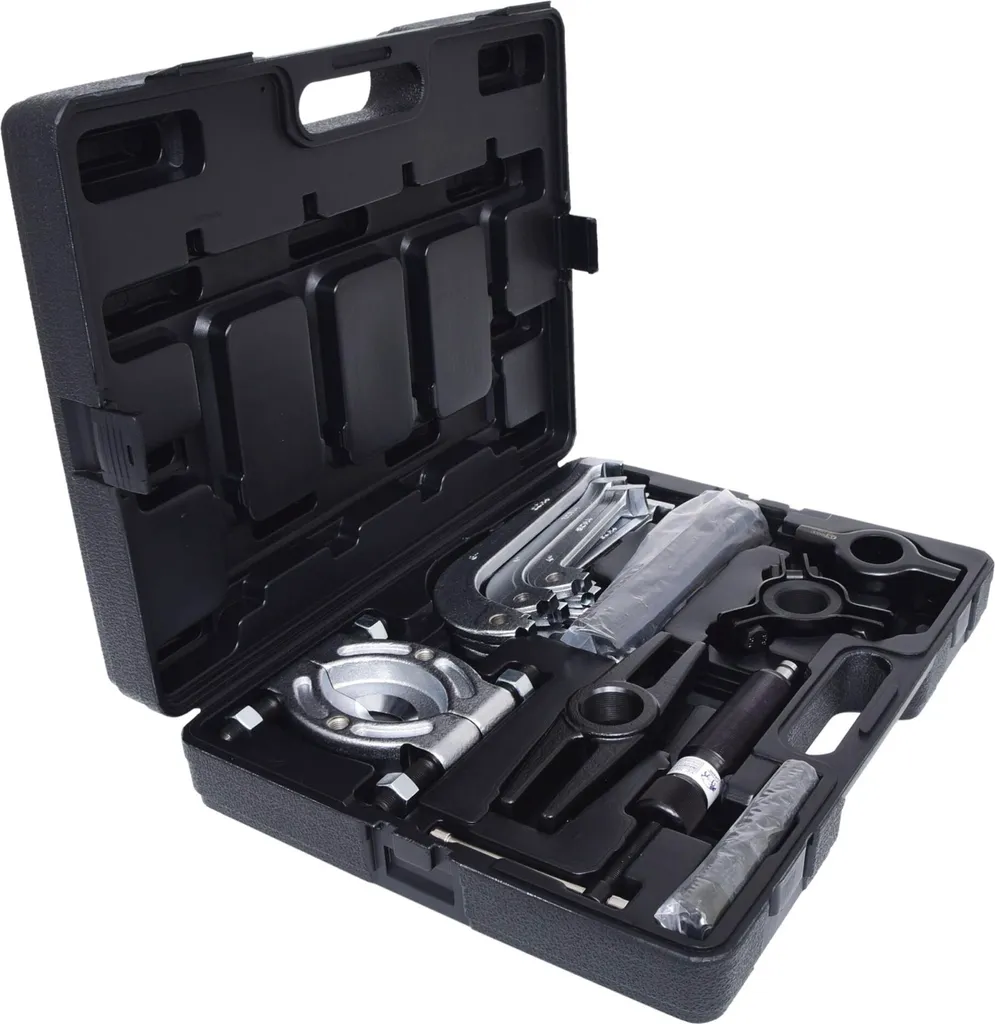 Extraire un roulement grippé : Jeu d'extracteurs hydrauliques 22 pièces pro