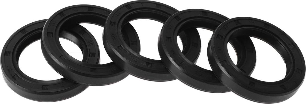 5 Stück Drehwellendichtung Hochdruck-Öldichtung 30x44x7mm Schwarz Nitril 70 Durometer Gummi