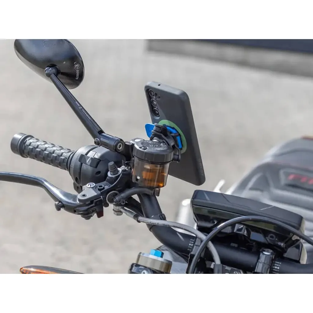 Support de Téléphone Quad Lock Fixation Maître-cylindre Haute Sécurité