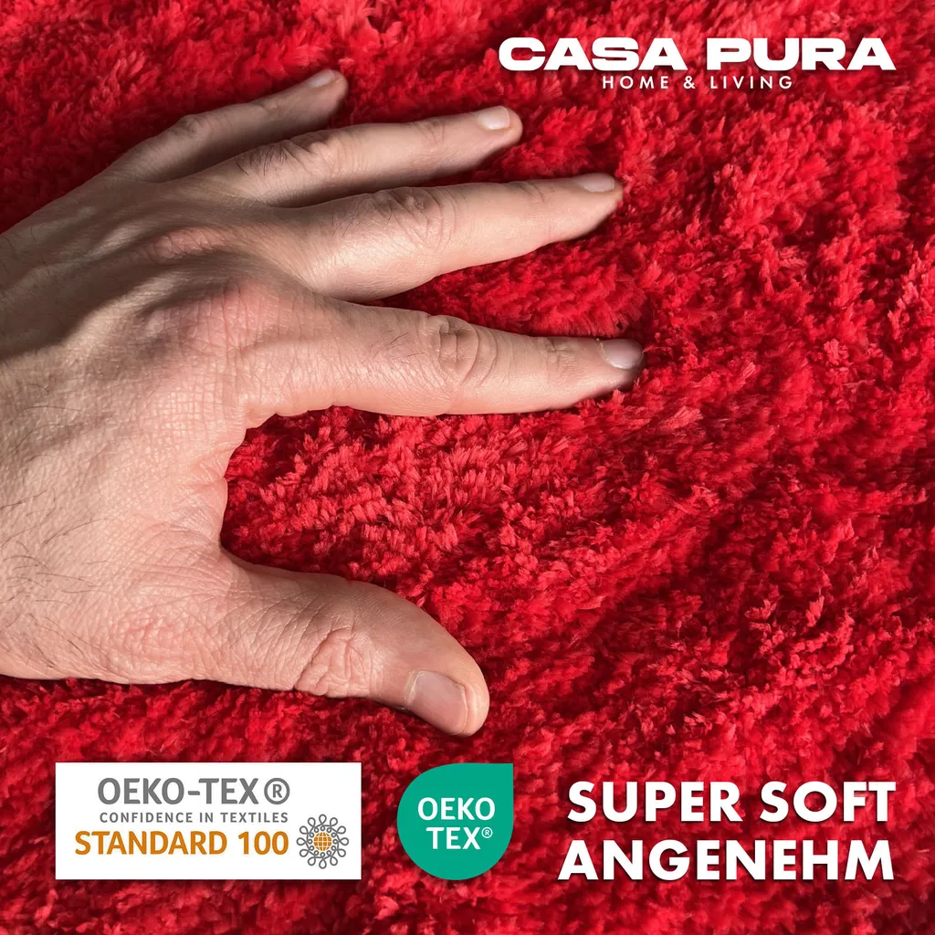 Tappetino Bagno Rosso 50x60 Sky - Asciugatura Rapida e Sicuro - 3
