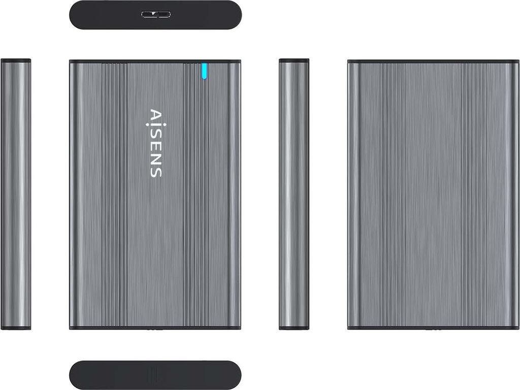 Aisens ASE-2526GR/ USB 3.1/ Contenitore per disco rigido Immagine del prodotto 