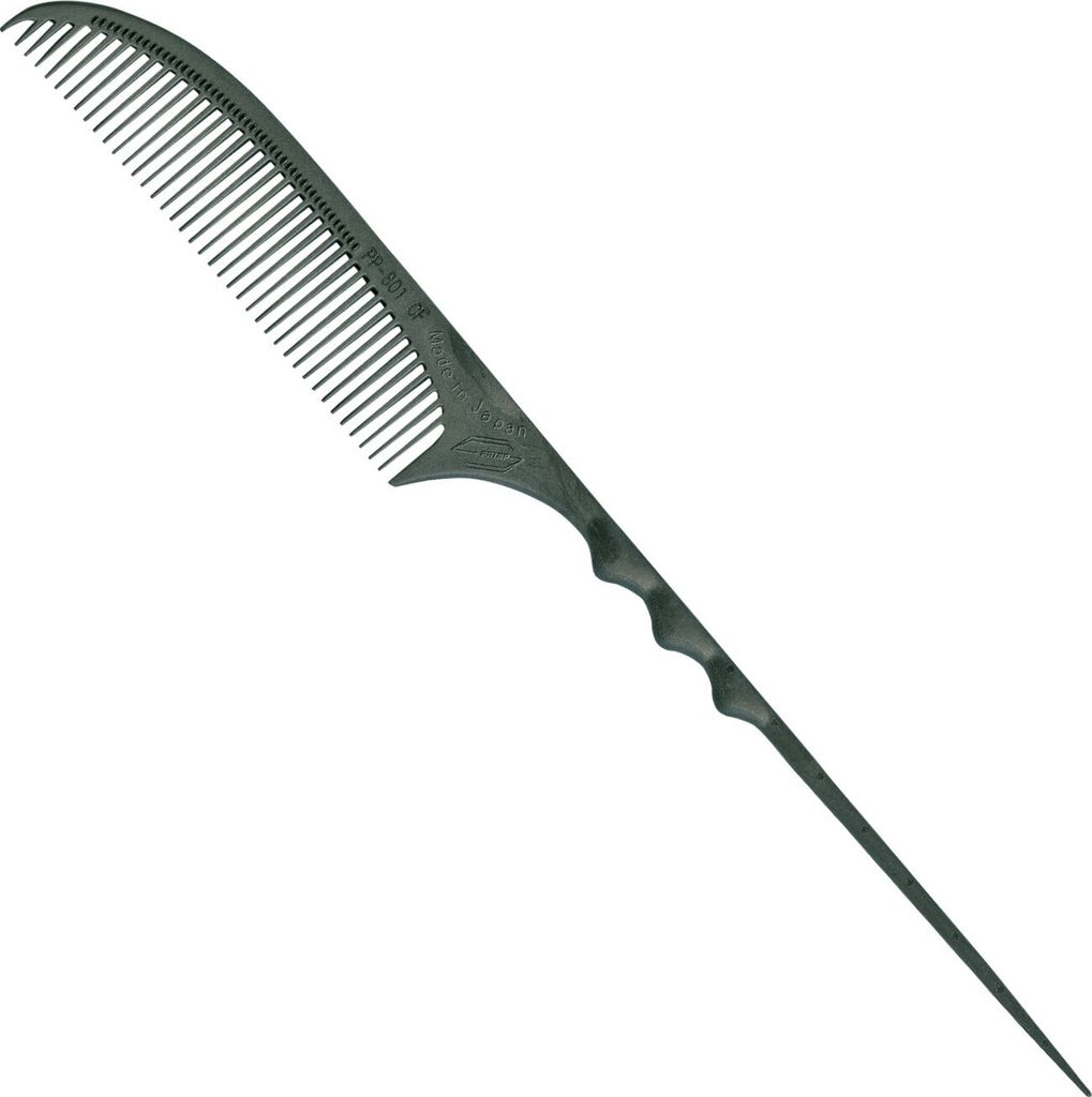 Fejic Carbon Kamm Nr.801 (220mm) Stielkamm ergonomischer Produktbild 
