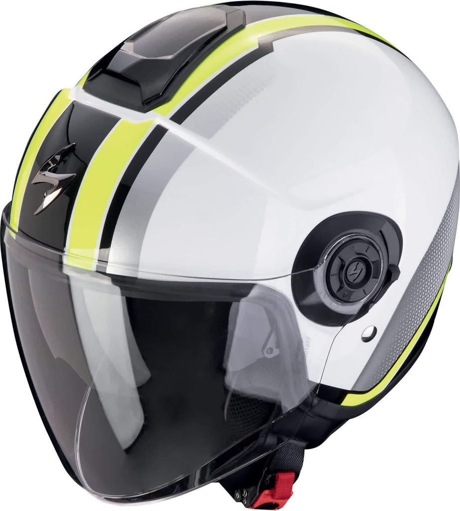 Scorpion Exo-City II Vel Jethelm, weiß/gelb, S (55/56)