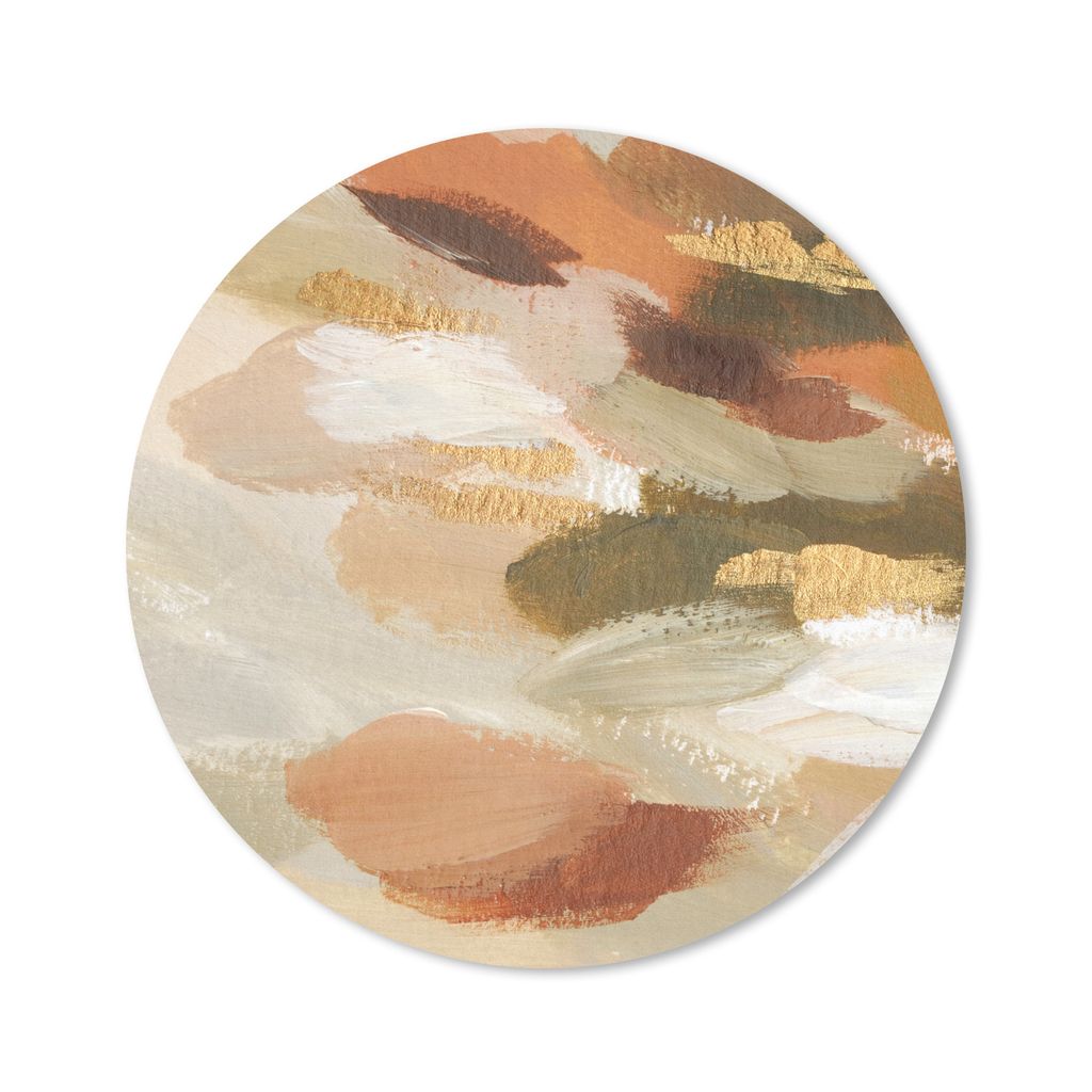 MuchoWow Mauspad Mousepad Farbe - Grün - Rot 50x50 cm - Mousepads - Maus Mat - Pad - Mausunterlage - Vinyl