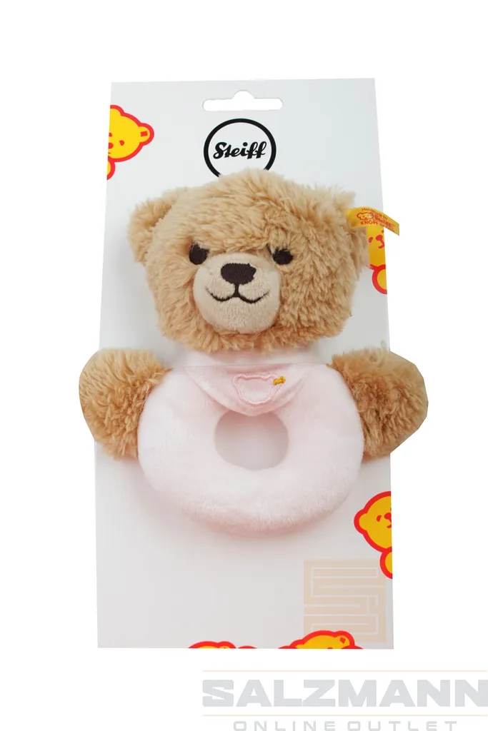 Peluche Steiff rose 12 cm : aide au sommeil et doudou pour nouveau-né - 4