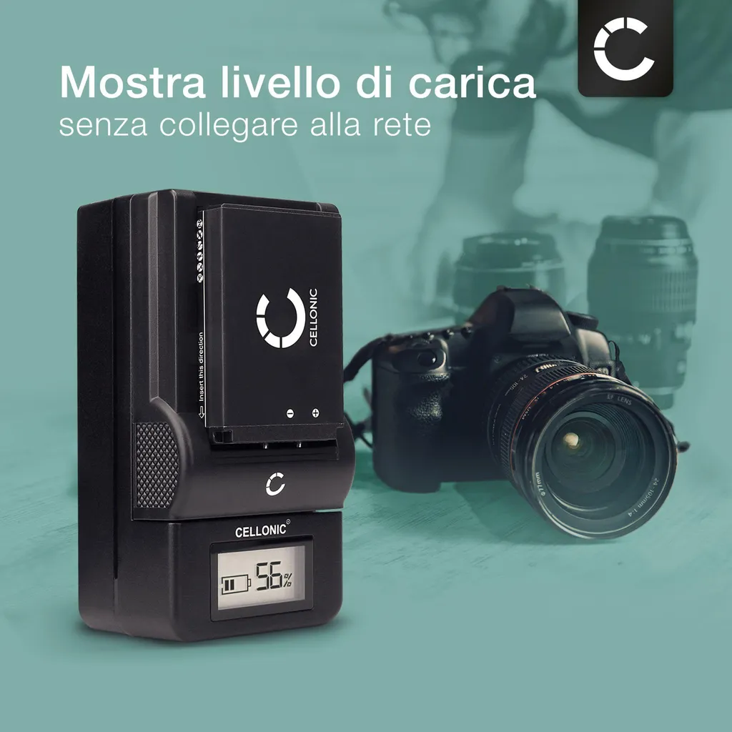 CELLONIC, Batteria per Fotocamera, compatibile con Sony NP-BX1, ZV-1, HDR-CX405 (3.7V, 1090mAh) 2 Pezzi + Caricabatterie - 7