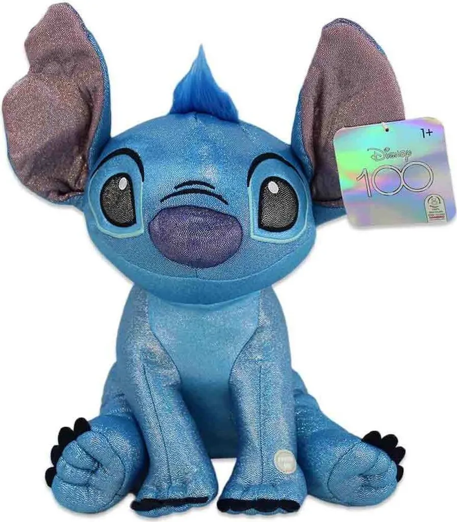 Cadeau Disney : Peluche Stitch sonore et pailletée 28 cm pour enfants