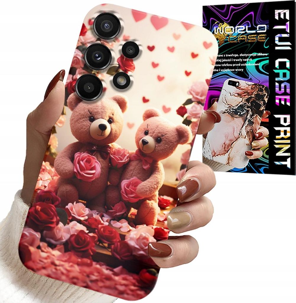 Gehäuse Für Samsung Galaxy A13 4G - Teddybären, Liebe Dich, Herzen Viele Gehäusedesigns