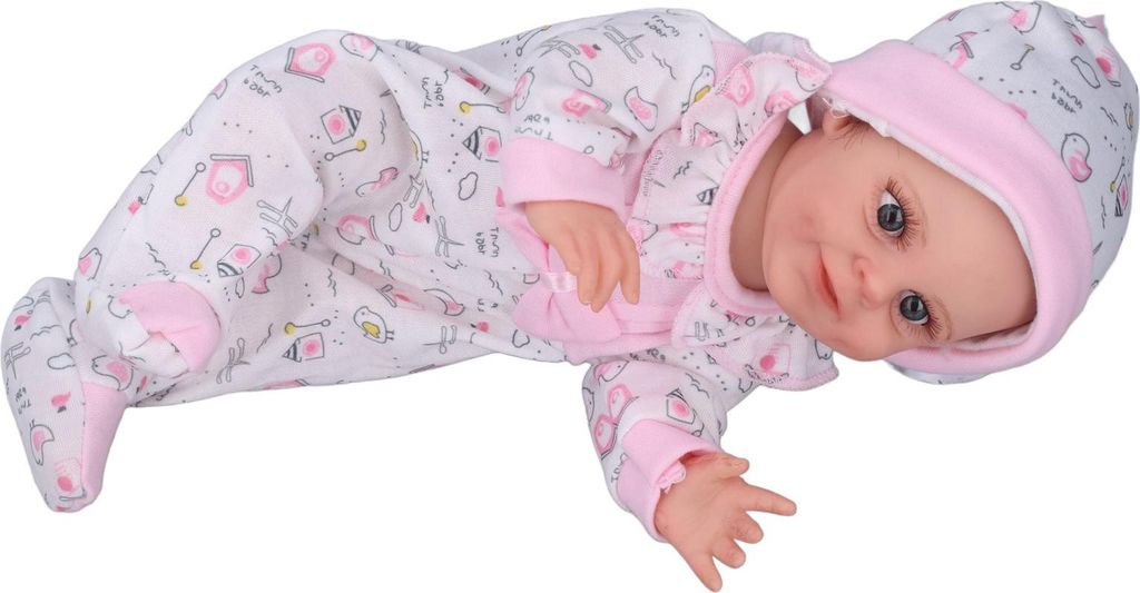 Erste Babypuppe, 30,5 cm, weiches, ungiftiges Silikon, regt die Fantasie an, kultiviert Freundlichkeit, hohe Simulation