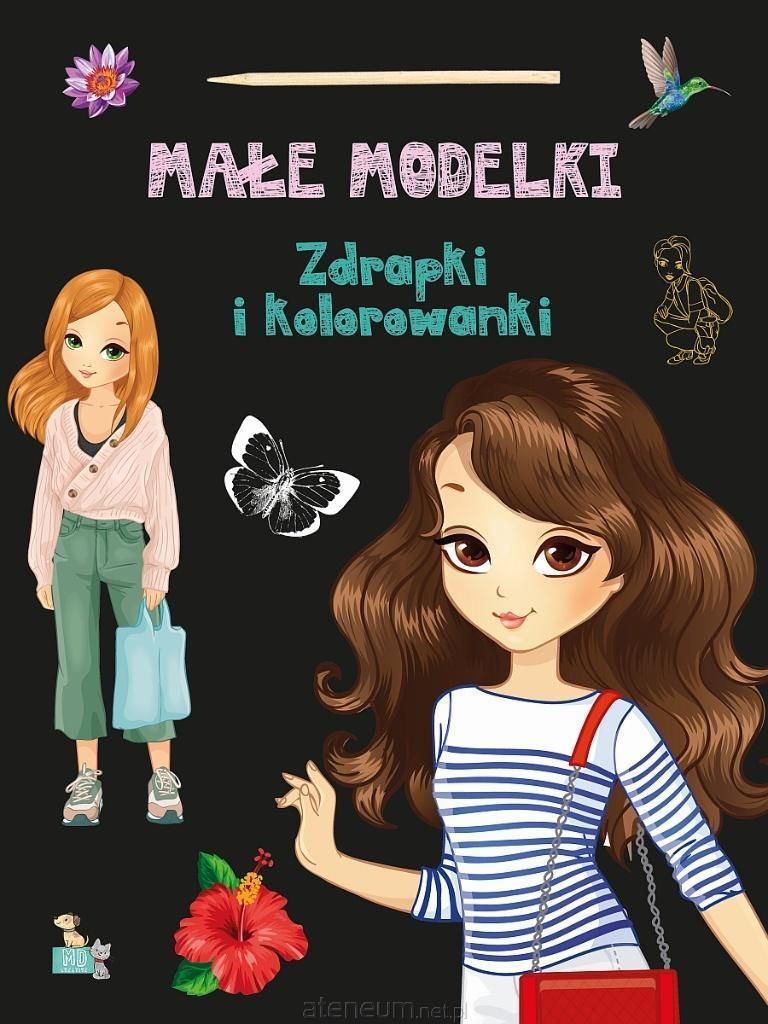 Małe modelki Zdrapki i Kolorowanki MD Creative - 24 strony