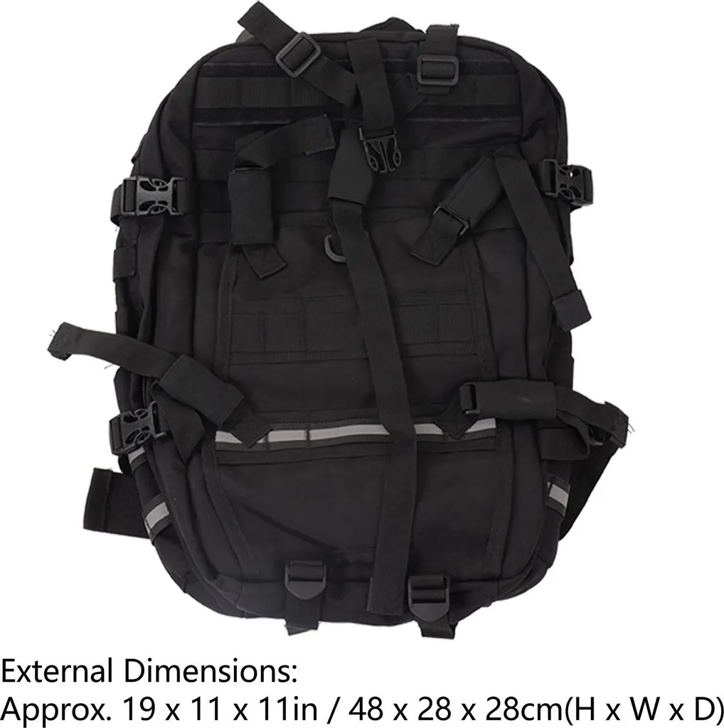 Zaino per casco da moto, PVC, impermeabile, capacità 37 l, diverse tasche, borsa universale per bicicletta