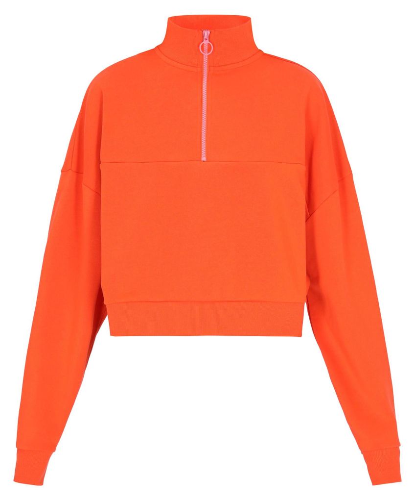 Jika damen sweatshirt - orange, S