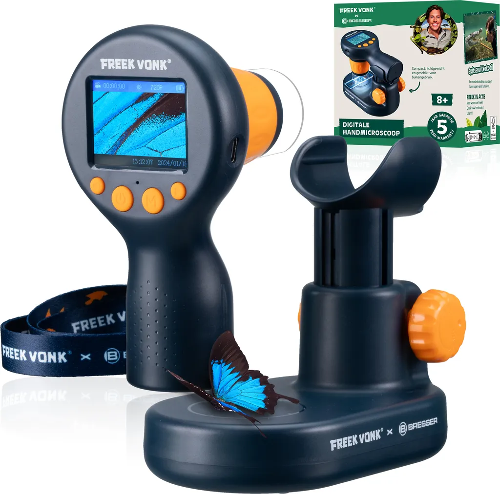 Microscope à main portable BRESSER zoom optique haute résolution enfant