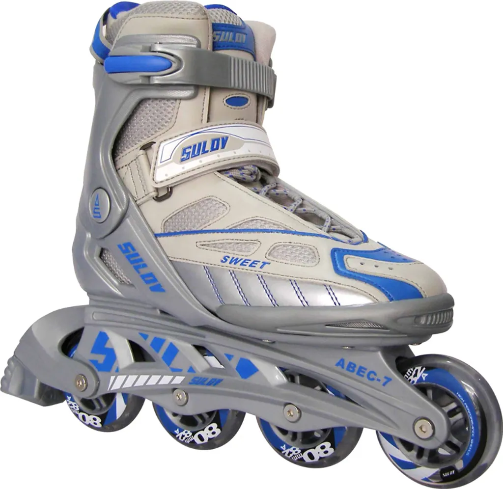 Patins SULOV SWEET taille 41 : stabilité et sécurité en bleu-vert