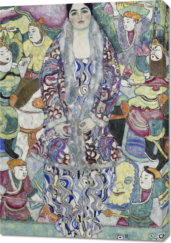Sublimez un Mur Vide avec le Tableau Klimt Friederike Maria Beer
